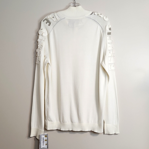 ENERGIE Men's Cream Cotton Zip-Up Sweater, Size XXL* (L/XL) ~ NWT - Picture 2 of 13